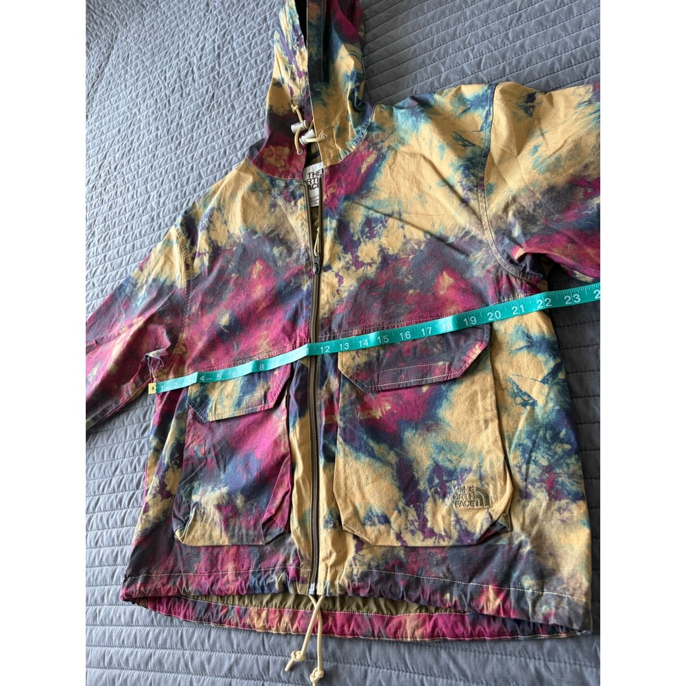 The North Face Womens WindWall Tie Dye Hooded Jacket Multicolor Medium Full Zip - Picture 7 of 9